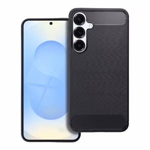 Anglies pluošto dėklas telefonui SAMSUNG S25 Plus - juodas