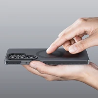 Benks magnetinis Lucid Armor dėklas (0045) Samsung Galaxy S25 Plus Ultra telefonui, juodas