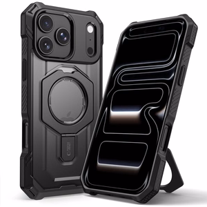 Tech-Protect MagForce MagSafe dėklas, skirtas iPhone 17 Pro Max / 18 Pro Max – matinis juodas