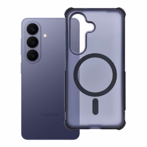 Case for Samsung S26 Forcell F-Protect BumperX Premium compatible with MagSafe navy blue