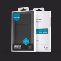 Nillkin CamShield Pro Magnetinis dėklas iPhone 15 Pro Max su kameros apsauga - mėlynas