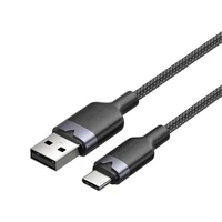 USB 2.0 A į USB-C 3A kabelis Vention CTNBH 2M (juodas)