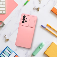 SLIDE dėklas telefonui SAMSUNG A35 5G šviesiai rožinis