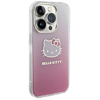 Hello Kitty IML Gradient Electrop Kitty Head dėklas telefonui iPhone 14 Pro Max - rožinis
