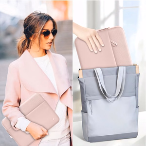 "Tech-Protect" nešiojamojo kompiuterio krepšys su rankovėmis 15-16 m. - Pink