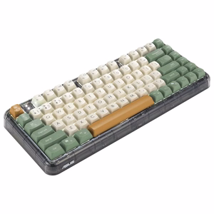 Клавиатура ASUS KD201 Jelly75 беспроводная/Bluetooth, молочно-белый