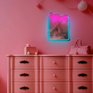 Neon MIRROR LED LOVE YOURSELF turkio rožinis FMNE01 Forever Light