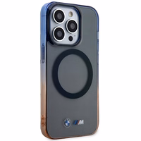 Dėklas BMW BMHMP14XHTGE iPhone 14 Pro Max 6.7" pilka/pilka kietas dėklas Gradientinis Bamperis MagSafe