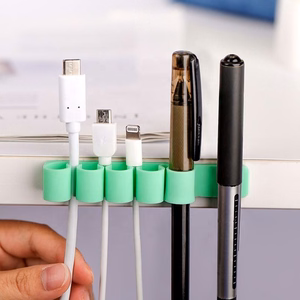 Silicone office organizer - blue