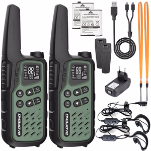 Baofeng BF-T25E racijų komplektas, 2 vnt., žalios