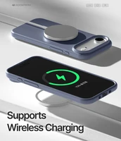 Dėklas Mercury Pure Magsafe Silicon Case Apple iPhone Air levandos pilka