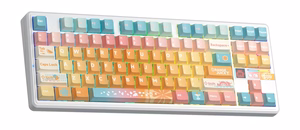AULA Gasket F87 Pro V2 Orange Soda Kailh Meteorite Ice Cream RGB klaviatūra