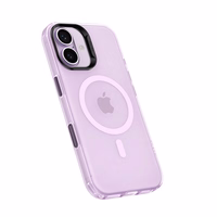 Benks Magnetic Lucid Armor dėklas (C067) iPhone 17 violetinis (Camera Control mygtukas)