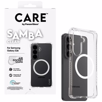 CARE by PanzerGlass Samba Transparent Qi Case for Samsung Galaxy S26 - Transparent