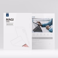 DUX DUCIS dėklas MAGI (m) su pieštuko laikymo vieta skirtas iPad Air 13 (2024) - juodas (m)