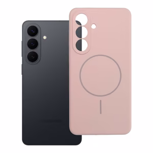 Case for Samsung S26 Plus Silicone 2mm compatible with MagSafe powder pink