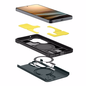 Spigen Tough Armor Mag MagSafe dėklas skirtas Samsung Galaxy S26 Ultra - žalias