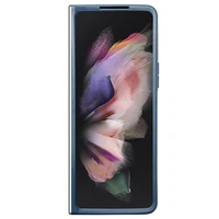 Guess 4G trikampis strass dėklas telefonui Samsung Galaxy Z Fold 5 - mėlyna