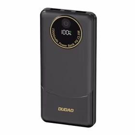 Išorinė baterija Dudao K12 10000mAh PD22.5W USB-A, USB-C - juoda