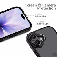 Tech-Protect MagMat dėklas iPhone 17 telefonui - matinė juoda