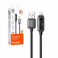 "Mcdodo CA-5250" USB-A į "Lightning" laidas, LED ekranas, 1,2 m