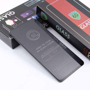 Grūdintas stiklas 6D iPhone 13 / 13 Pro 6,1'' / 14 / 16e 6,1" su juodu rėmeliu 10vnt rinkinys