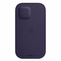 APPLE Odinis dėklas-rankovė tamsiai violetinis IPHONE 12 / 12 PRO Be pakuotės