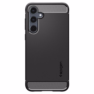 Spigen Rugged Armor dėklas, skirtas Samsung Galaxy A55 5G, matinis juodas