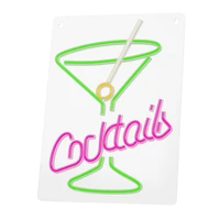 Neon PLEXI LED COCKTAILS pink green FPNE02X Forever Light