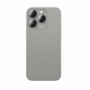 AmazingThing AR Aluminum 3 Lens Glass с рамкой для камеры для iPhone 16 Pro / 16 Pro Max - серый