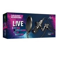 ART condenser microphone on a boom with a diaphragm AC-03 black