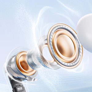 Joyroom JR-FB1 Funpods Bluetooth 6.0 In-Ear TWS Belaidės Ausinės su AI Funkcijomis - Baltos