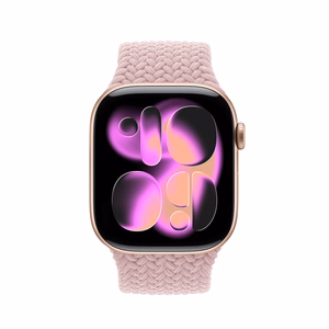Crong Wave Band pintas Apple Watch dirželis, 38/40/41/42 mm, rožinis
