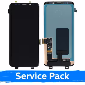 Ekranas skirtas Samsung G965 S9 Plus juodas (Service Pack) (NF version)