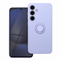 Silikoninis RING dėklas telefonui SAMSUNG S24 FE violetinis