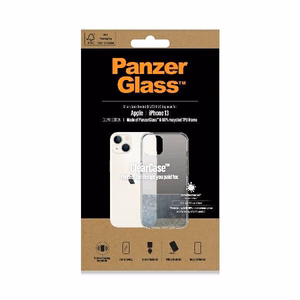 PanzerGlass ClearCase antibakterinis dėklas telefonui su Military Grade sertifikatu iPhone 13 / 14 / 15 - permatomas