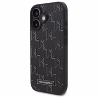Karl Lagerfeld Hot Stamp MagSafe iPhone 16 Plus dėklas - juodas