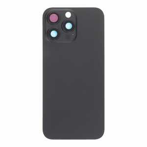 Galinis dangtelis iPhone 16 Pro Max Black Titanium (Full Cover / No NFC Flex) OEM