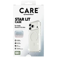 CARE by PanzerGlass Flagship Urban Explorer dėklas su baltu MagSafe iPhone 17 Pro Max - skaidrus blizgesys