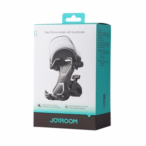 Joyroom JR-ZS528 dviračio laikiklis su saulės skydeliu juodas