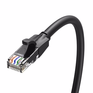 Tinklinis laidas UTP CAT6 Vention IBEBN RJ45 Ethernet 1000Mbps 15m (juodas)