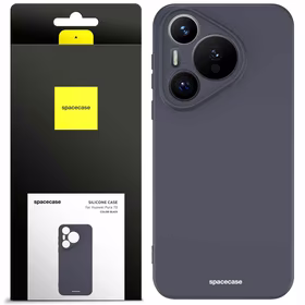 Spacecase Dėklas Silicone Case Huawei Pura 70 juodas