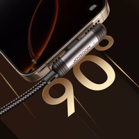 Joyroom S-A56 EnjoyX serijos 90° USB-C - Lightning kabelis 30W 1.2m - juodas