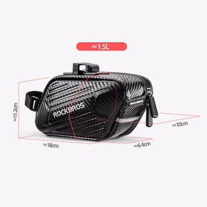 Rockbros B59 велосипедная подседельная сумка 1.5L - черный