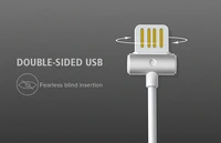 REMAX kabelis Waist Drum RC-082m - USB į Micro USB - pilkas