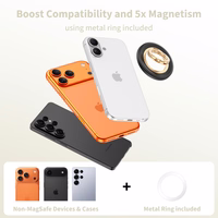 "Tech-Protect" MMR700 "Lamano MagSafe" magnetinis telefono laikiklis - juodos ir auksinės spalvos