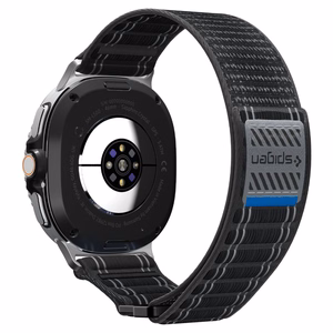 SPIGEN WBF1 dirželis SAMSUNG GALAXY WATCH 8 / CLASSIC (40 / 44 / 46 MM) juodas