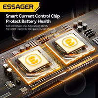 Automobilinis Įkroviklis Essager "Rui Mini" Juodas 30W (1xPD / 1xQC3.0)