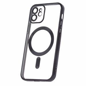Color Chrome Magnetinis dėklas telefonui iPhone 12 6,1" juodas