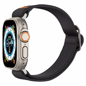 Spigen Fit Lite Ultra dirželis Apple Watch 4/5/6/7/8/9/SE/Ultra (42/44/45/49 mm) - juodas